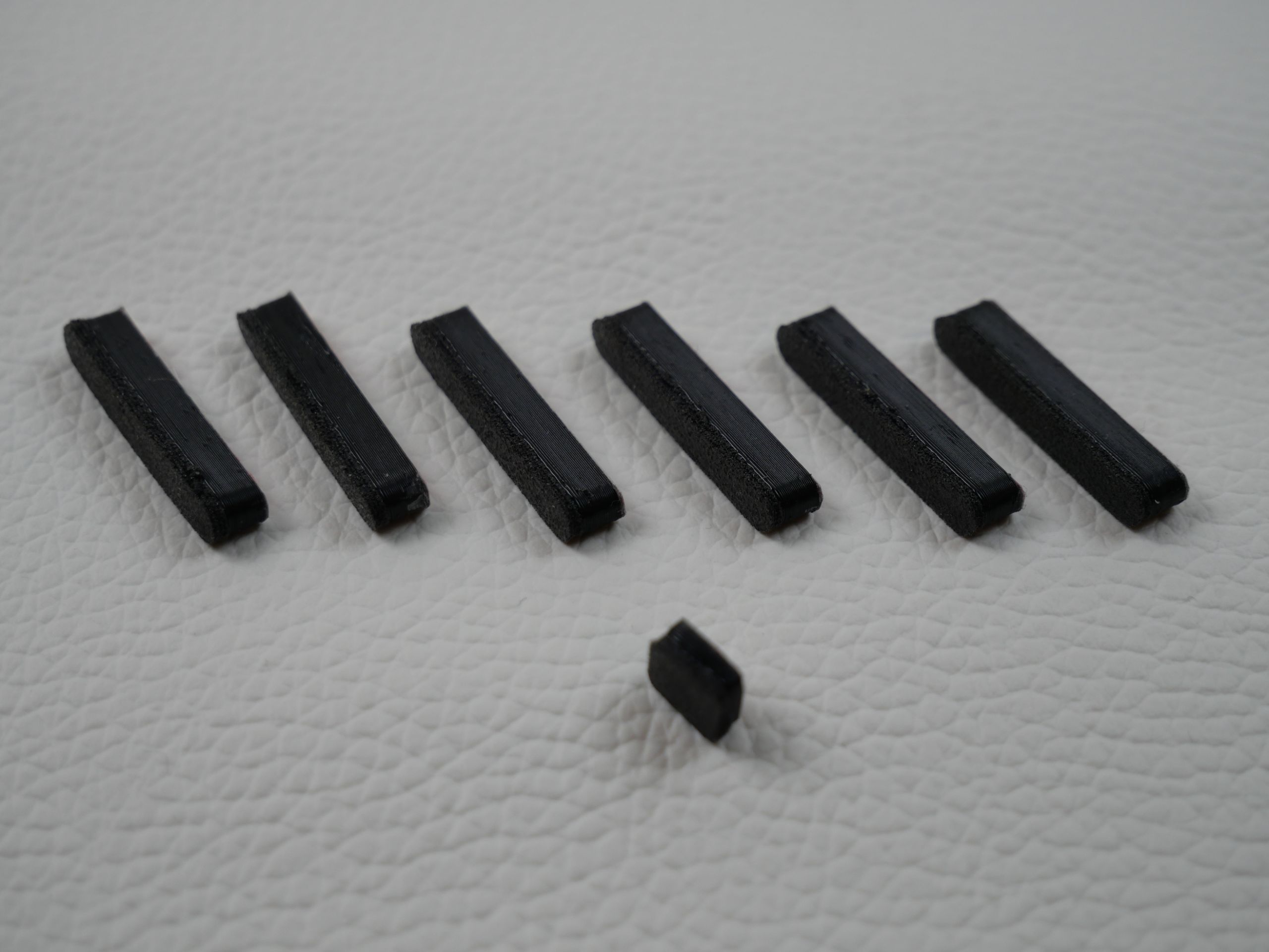 alienware m17x r1 r2 3d gedruckte gummifuesse set, der petg tpu übergang