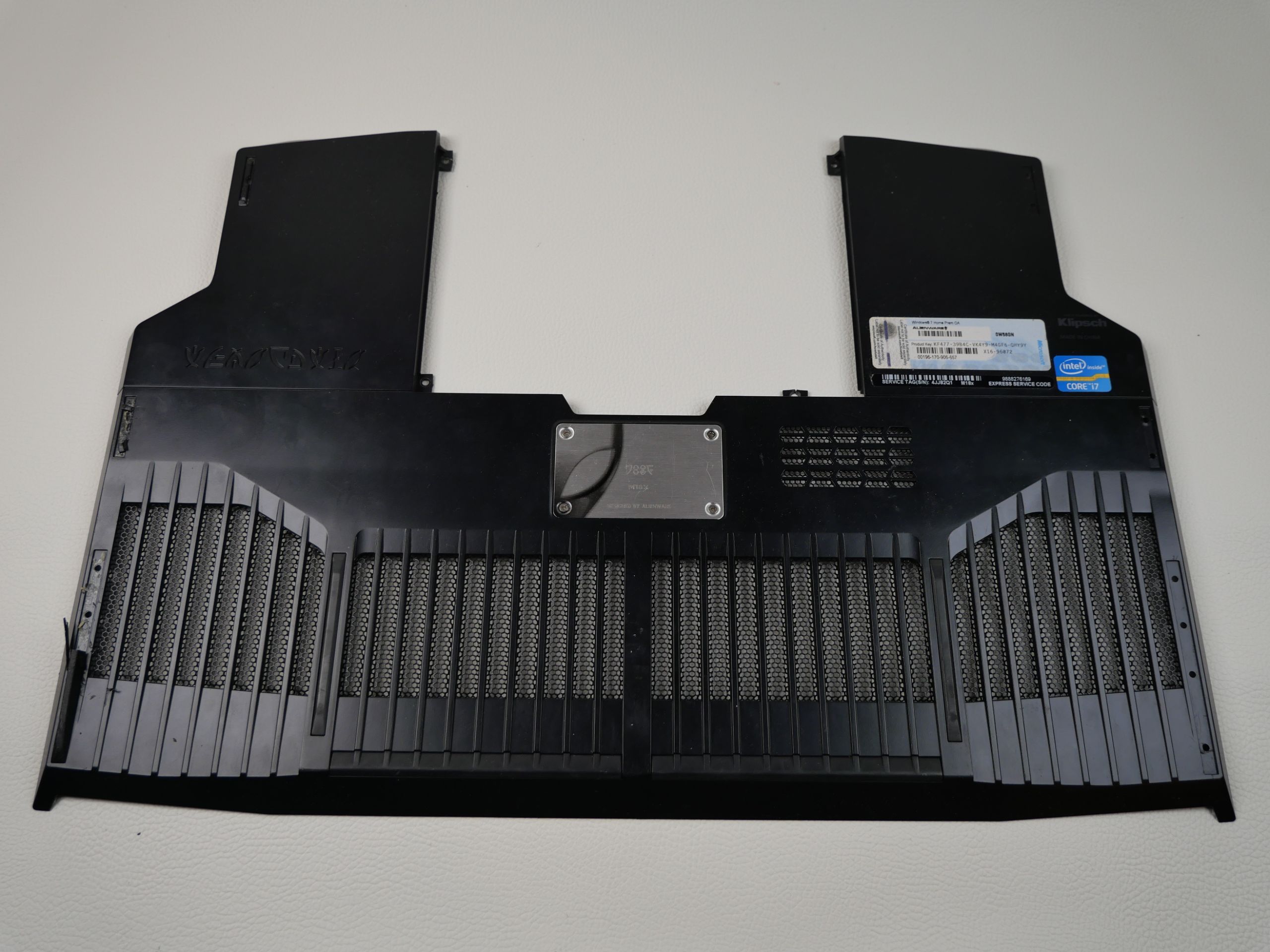 alienware m18x r1 r2 gehäuse ohne 3d gedruckte gummifuesse